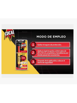 Pack 3 Cucal Jeringa Insecticida contra Cucarachas