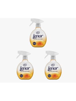 Superpack de 3 uds Lenor - Spray eliminador de arrugas para prendas de vestir y ropa de cama