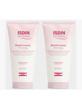 Pack de 2 unidades Crema Reafirmante WOMAN Isdin de 200ml con Aceite de Rosa Mosqueta