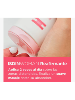 Pack de 2 unidades Crema Reafirmante WOMAN Isdin de 200ml con Aceite de Rosa Mosqueta