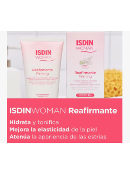 Pack de 2 unidades Crema Reafirmante WOMAN Isdin de 200ml con Aceite de Rosa Mosqueta