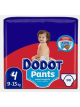 99 pañales Dodot Bebé Pants Talla 4 (9-15 kg) Pañal-Braguita con Ajuste 360° Anti-Fugas