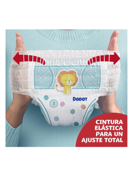 Dodot Pañales Bebé Pants Talla 4 (9-15 kg), 165 Pañales, Pañal-Braguita con Ajuste 360° Anti-Fugas
