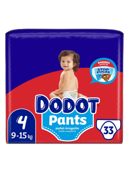 Dodot Pants Talla 4 (9-15 Kg ) 33 Pañales