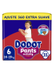 Dodot Activity Pants Pañal-Braguita Talla 6, 35 Pañales, 14kg-19kg, Con Barrera STOP Fugas Que Ayuda A Prevenir Fugas Traseras