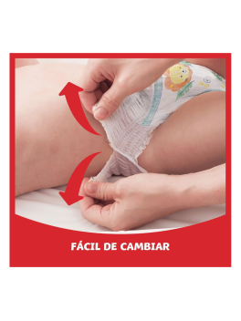 Dodot Activity Pants Pañal-Braguita Talla 6, 35 Pañales, 14kg-19kg, Con Barrera STOP Fugas Que Ayuda A Prevenir Fugas Traseras