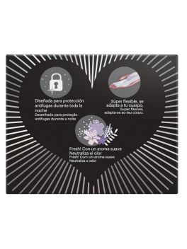 Evax Liberty Noche con Alas, 72 Compresas, Hasta Cero Olor, Humedad e Incomodidad - Formato Ahorro