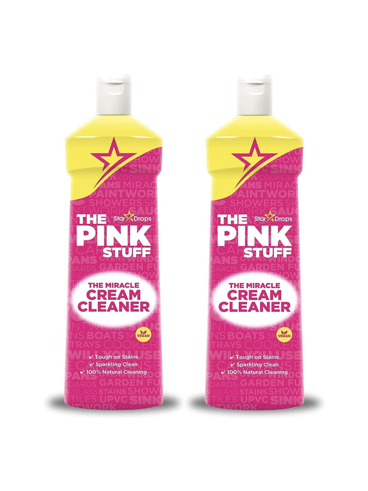 The Pink Stuff Stardrops The Miracle - Limpiador multiusos para crema (500 ml, 2 unidades de 500 ml) The Pink Stuff Stardrops The Miracle - Limpiador multiusos para crema (500 ml, 2 unidades de 500 ml)