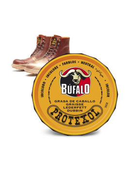 Bufalo - Protexol Grasa de Caballo Lata Incoloro, 75 Ml - Cuida E Impermeabiliza el Cuero