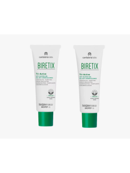 Pack 2 unidades x Biretix Tri Active Gel Anti-Imperfecciones 50ml - Previene y Corrige Granos y Marcas de Acné Cantabria Labs