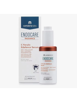 Endocare Super Pack 2uds Radiance C Ferulic Edafence - Sérum Antipolución y Antioxidante, Rápida Absorción, Piel, 30ml