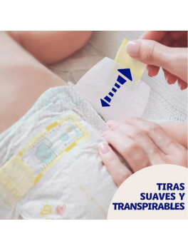 80 Unidades Dodot Pañales Sensitive Recién Nacido Talla 1 Pañales Desechables para Bebés de 2 a 5 kg