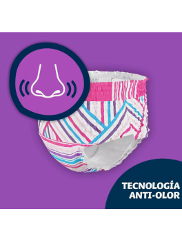 68 Unidades Pañales Dodot HappyJama - Pañales Niña 4 - 7 Años, 17 - 29 kg,