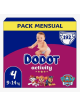 192 unidades Dodot Activity Pack Ahorro Talla 4, pañales desechables para bebé 9-14 kg,