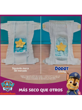 192 unidades Dodot Activity Pack Ahorro Talla 4, pañales desechables para bebé 9-14 kg,