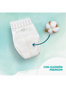 138 unidades de Pañales Dodot Bebé Cuidado Total Talla 3 (6-10 kg) - Protección suave para la piel con ingredientes naturales