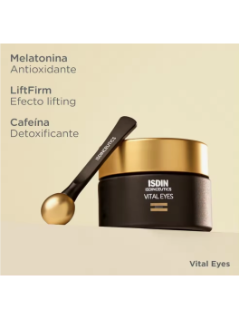ISDIN Isdinceutics Vital Eyes - Crema Contorno de Ojos Antiarrugas con Melatonina y Cafeína, 15 ml