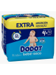 186 unidades Dodot Bebé Seco Talla 4 Plus Pañales anti-fugas Ultra Seco 12h de absorción Pack Ahorro 3x62 10-15 kg
