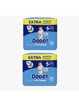 112 unidades Dodot Bebé Seco Talla 5 Plus  12-17 kg