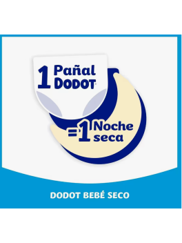 124 unidades Dodot Bebé Seco Talla 4 Plus 10-15 kg