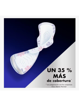 54 unidades EVAX Liberty Compresas de Noche con Alas