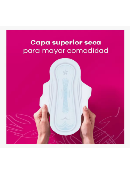 54 Unidades Ausonia Ultrafina Noche Compresas con Alas Noche, Hasta 9 Horas de Protección