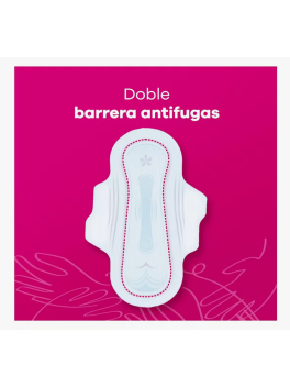 54 Unidades Ausonia Ultrafina Noche Compresas con Alas Noche, Hasta 9 Horas de Protección