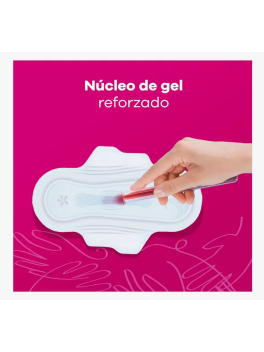 54 Unidades Ausonia Ultrafina Noche Compresas con Alas Noche, Hasta 9 Horas de Protección