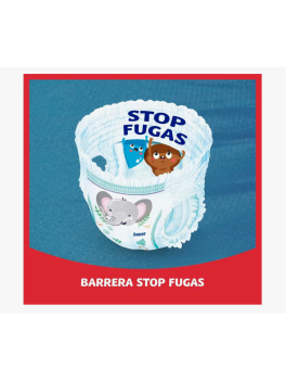 90 pañales  Dodot Pants Activity Talla 7 pañal braguita 17kg+ con barrera STOP fugas